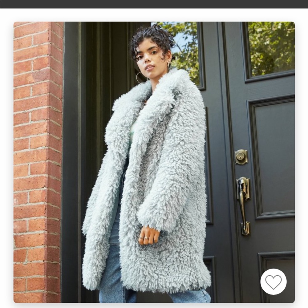 Faux fur jacket